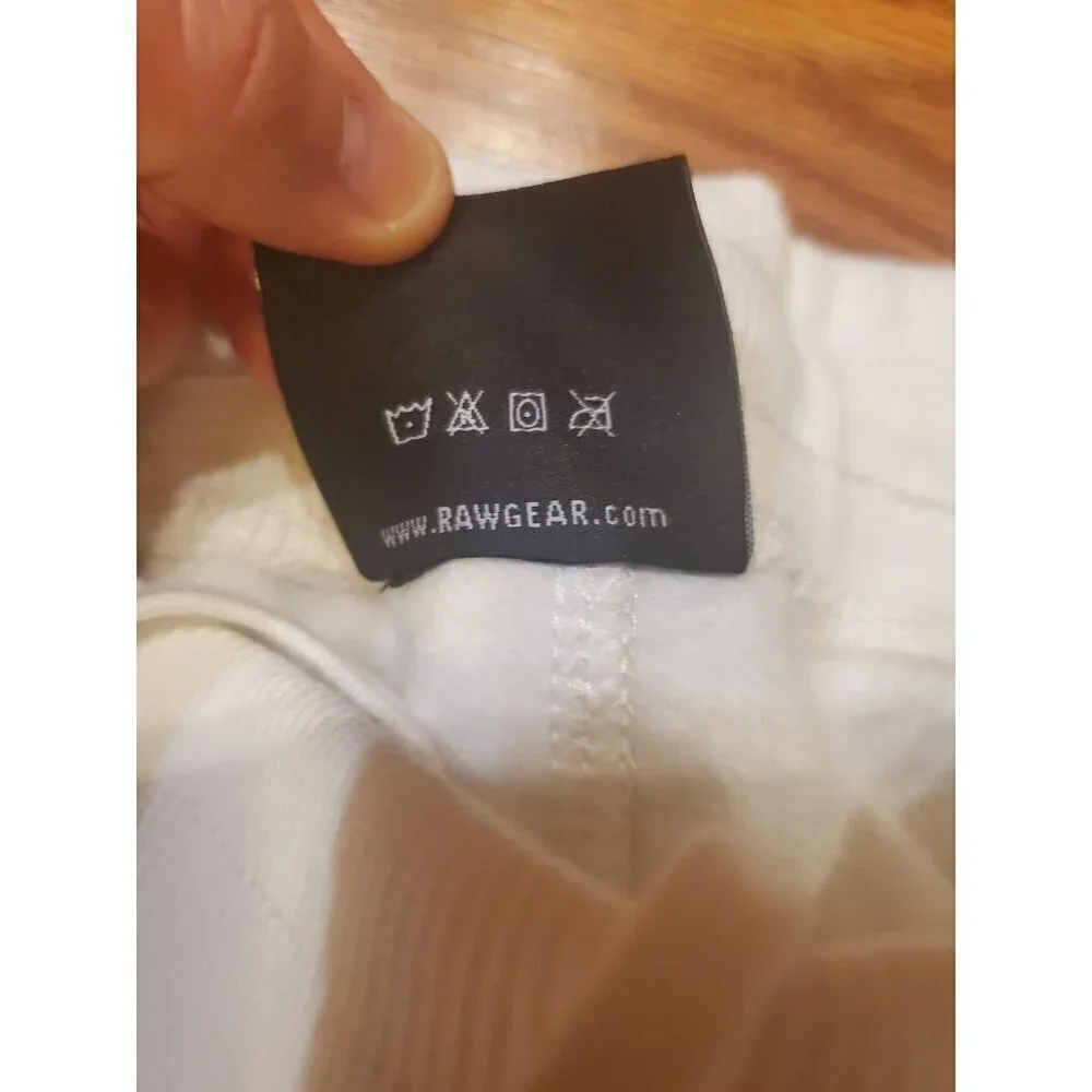 Rawgear Cream Club Sweatpants Men's Size M Drawstring With Embroidery Streetwear